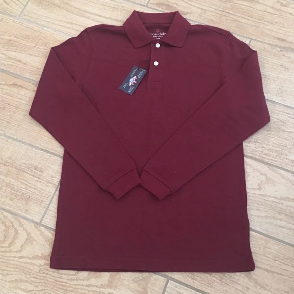 Boys 10/12 Polo Style Shirt by Class Club NWT